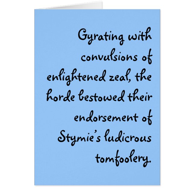 ¿Y cómo estaba su día? (Frente)