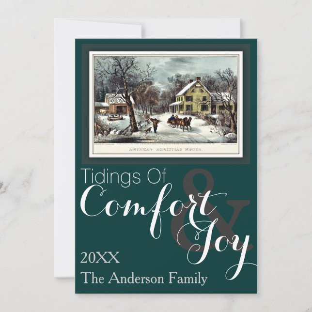 y el invierno casero americano (Anverso)