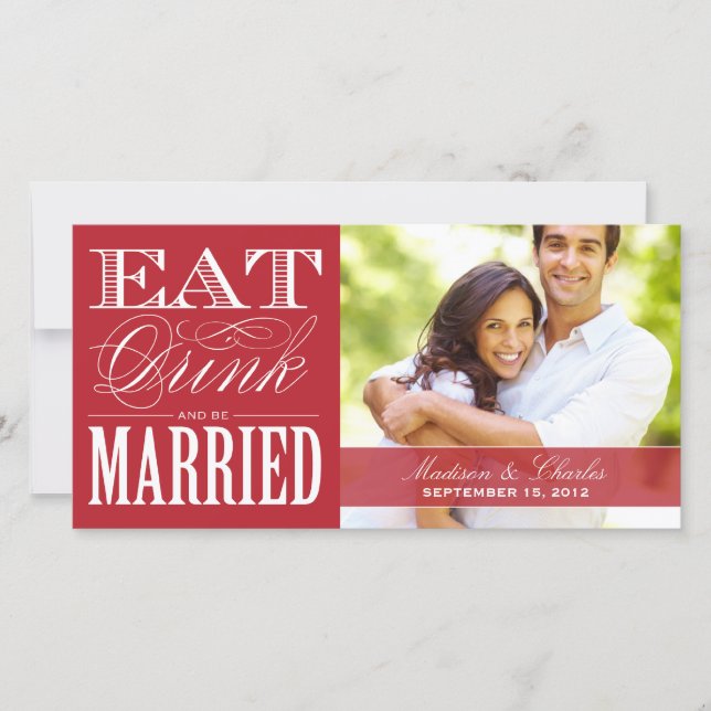 Y ESTAR CASADO | GUARDAR EL ANUNCIO DE FECHA (Anverso)