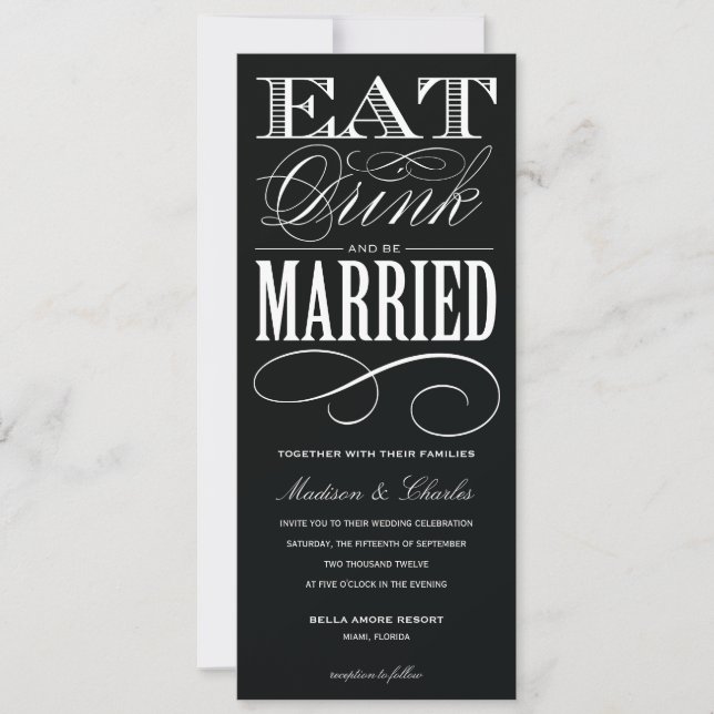 Y ESTAR CASADOS| ESTILO DE INVITACIÓN DE BODA 2 (Anverso)