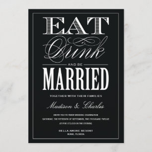 Y ESTAR CASADOS  INVITACIÓN DE BODA