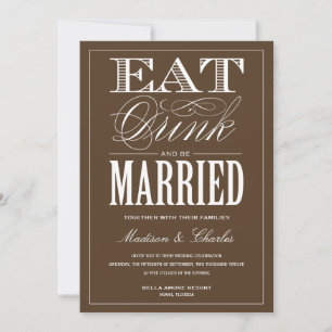 Y ESTAR CASADOS INVITACIÓN DE BODA