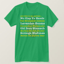 y éste es mi socio… Camiseta del apodo del GUS
