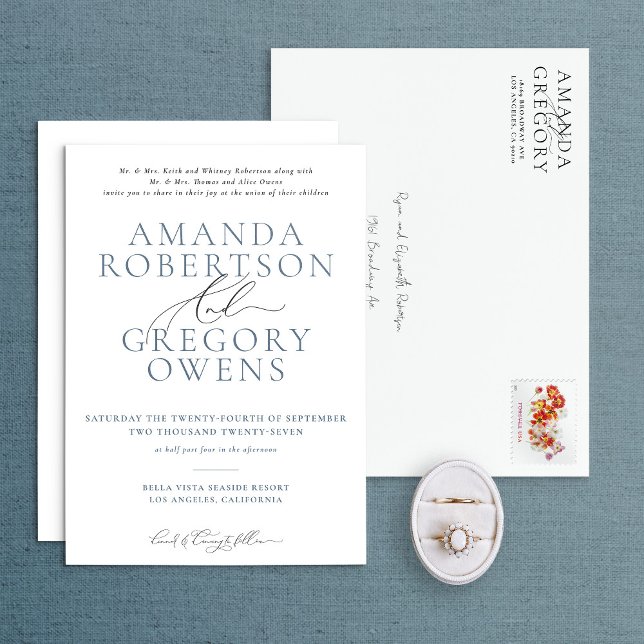Y Guión Elegante Invitación a la Boda de la Sereni (Subido por el creador)