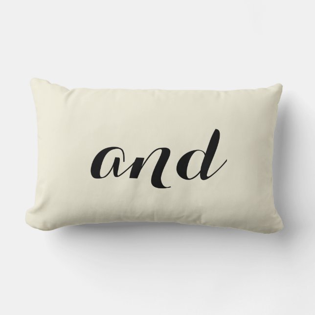 "Y" la almohada con rayado retrocede blanco (Anverso)