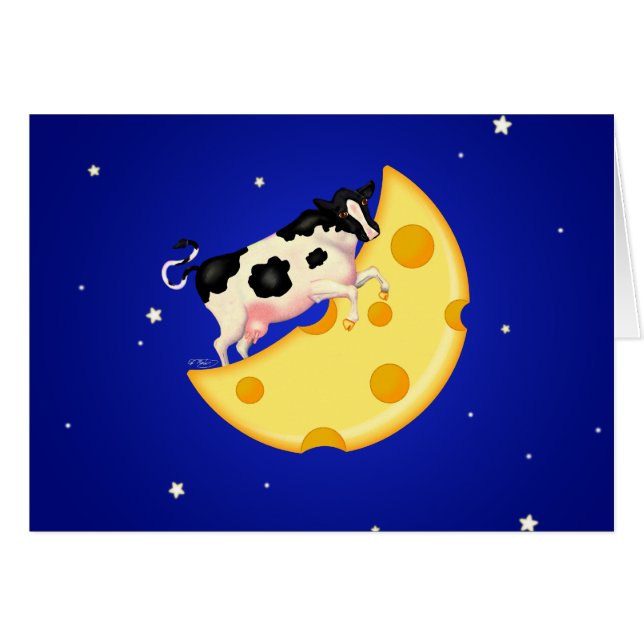 Y la vaca saltó sobre el Personalizado de la luna  (Anverso (Horizontal))