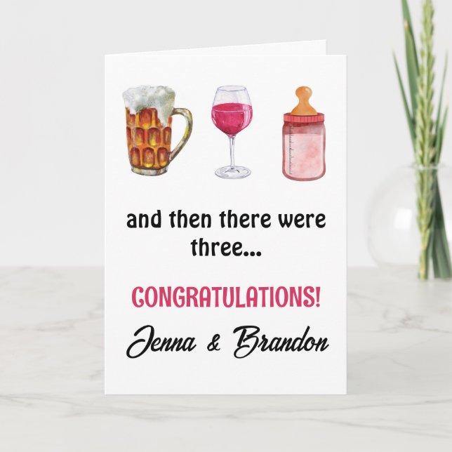 Y Luego Había Tres Tarjetas De Recién nacido (Anverso)