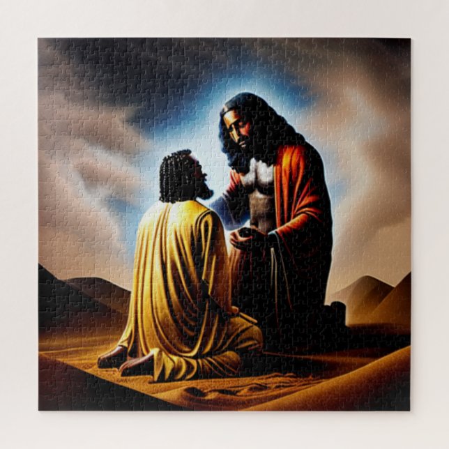 Y Luego Había Un Rompecabezas De Arte Cristiano Ne (Vertical)