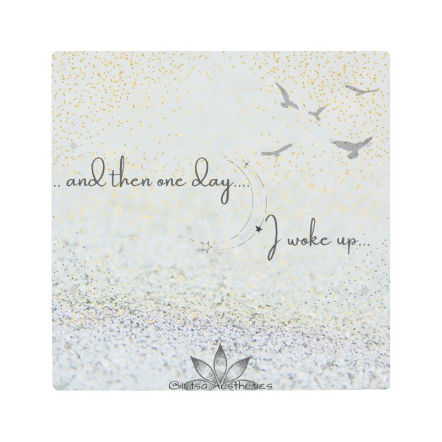 ...y luego un día de arte mural Metalizado (Anverso)