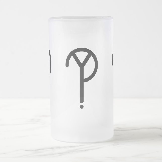 ¿Y negra? Taza helada símbolo (Centro)