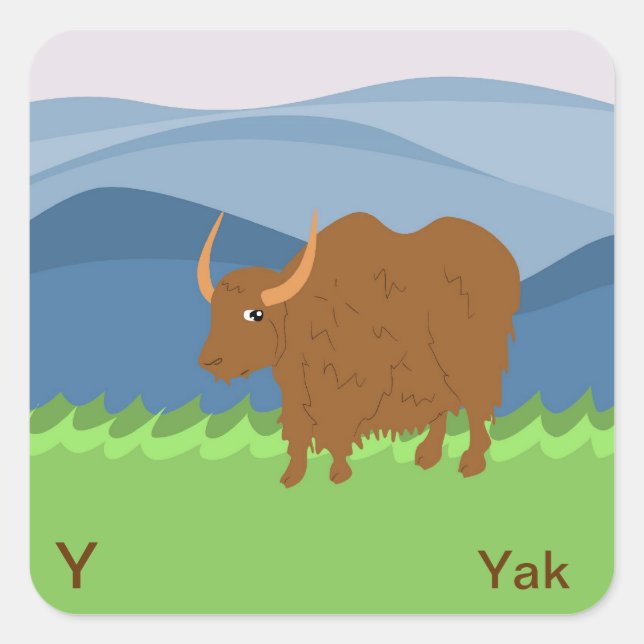 Y para el Pegatina de yak (Anverso)