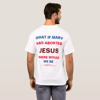 ¿Y si María hubiera abortado la camiseta de Jesús?