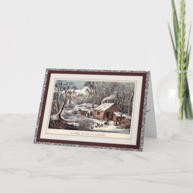 y tarjetas de Navidades de Personalizados de época (Anverso)