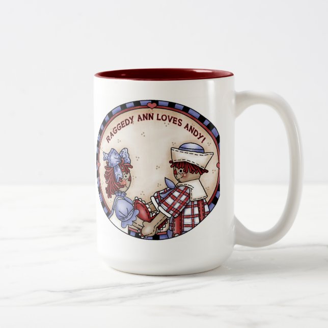 y taza de Andy (Derecha)