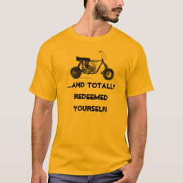 ¡Y totalmente redimido! La camiseta de los hombres