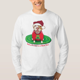 Y un pitbull en camiseta del oso