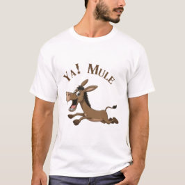 ¡Ya! Camiseta de dibujos animados de mula corriend