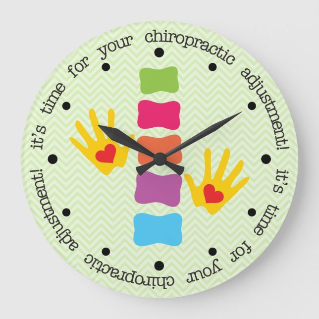 Ya es hora de su reloj de ajuste quiropráctico (Anverso)