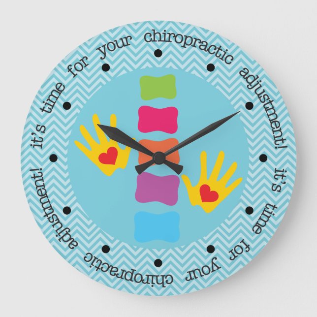 Ya es hora de su reloj de ajuste quiropráctico (Anverso)