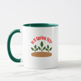 ¿Ya es primavera? Taza de café de jardinería