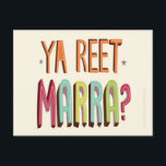 Ya Reet Marra Tarjeta Postal<br><div class="desc">Ya Reet Marra Tarjeta Postal Parte de una colección única de Tarjetas de Felicitación Regionales de Cumbria. Nuestras hermosas Tarjetas Postales de Cumbria están dedicadas a la hermosa flora y fauna de Cumbria del Distrito de los Lagos y alrededores. Una emocionante gama de Tarjetas de Felicitación y Regalos dedicada a...</div>