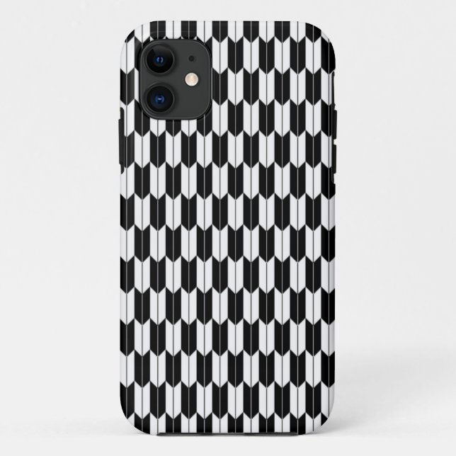 Yagasuri iPhone 5 japonés blanco y negro 5 Funda (Reverso)