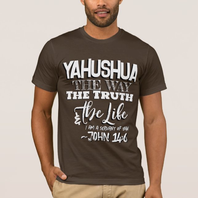 Yahushua como la camiseta (Anverso)