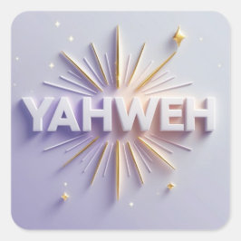 Yahweh Pegatina - Diseño de Christian Faith Decal 