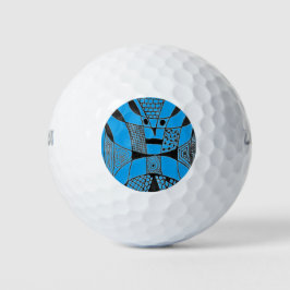 "Yappy Dog Blue" Resumen de bolas de golf Wilson