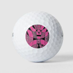 "Yappy Dog Pink" Resumen de bolas de golf Wilson