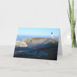 Yaquina Head Lighthouse Foto Tarjeta de agradecimi