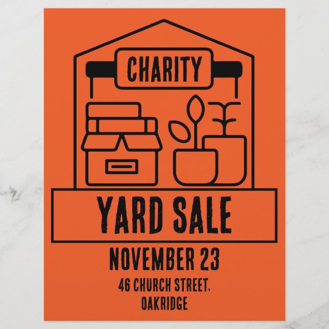 Yard Sale Flyer (Frente)
