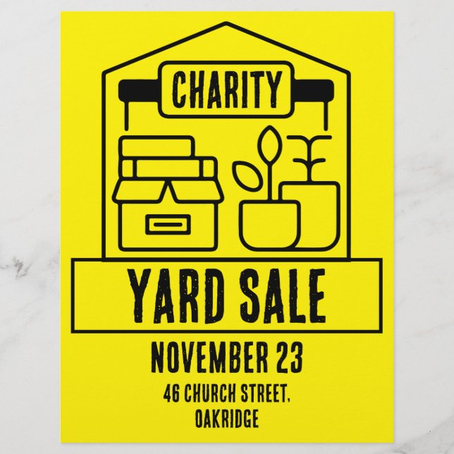 Yard Sale Flyer (Frente)