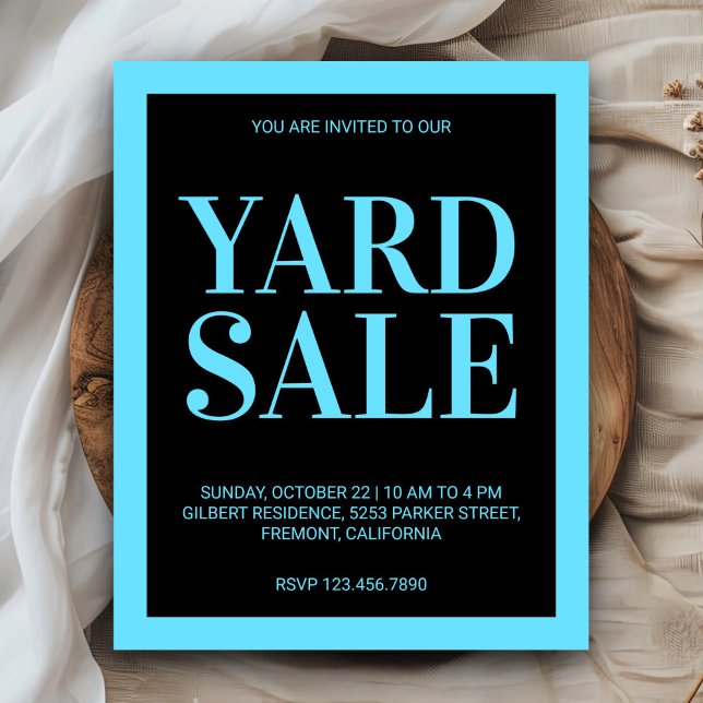 Yard Sale Flyer (Subido por el creador)