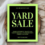 Yard Sale Flyer<br><div class="desc">Volante Promocional De Venta De Años. Personalizar con tu propio texto y difunde la palabra.</div>