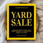 Yard Sale Flyer<br><div class="desc">Volante Promocional De Venta De Años. Personalizar con tu propio texto y difunde la palabra.</div>