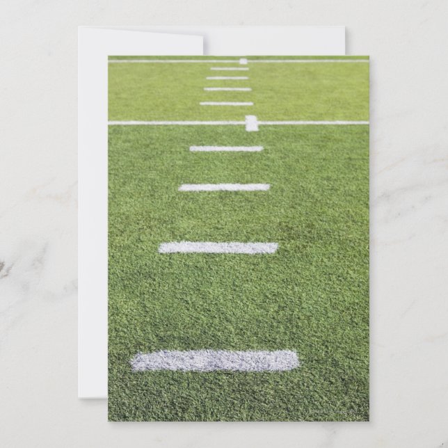 Yardlines sobre el campo de fútbol (Anverso)