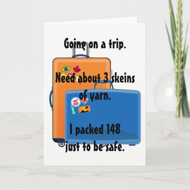 Yarn, tarjeta de felicitación, tarjeta de nota par (Anverso)