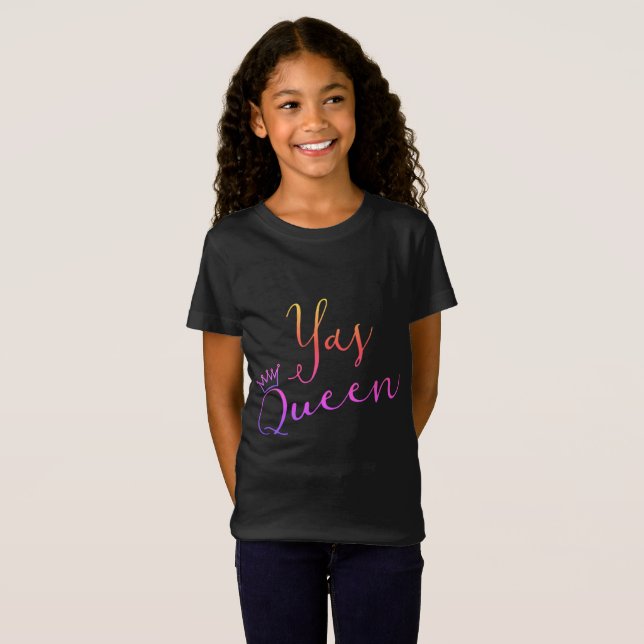¡Yas Reina! Camiseta Crown Childs (Anverso completo)