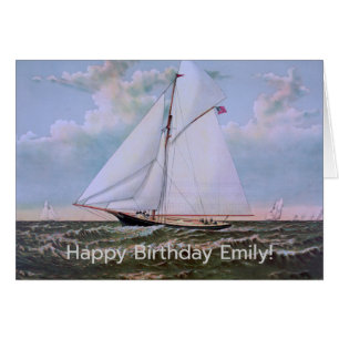 Yate de esquisto de barcos de vela antiguos