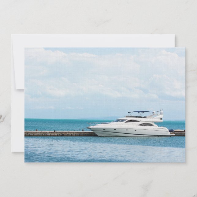 Yate en amarre (Anverso)