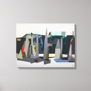 Yates Buckland Beach - Impresión de arte de tela e