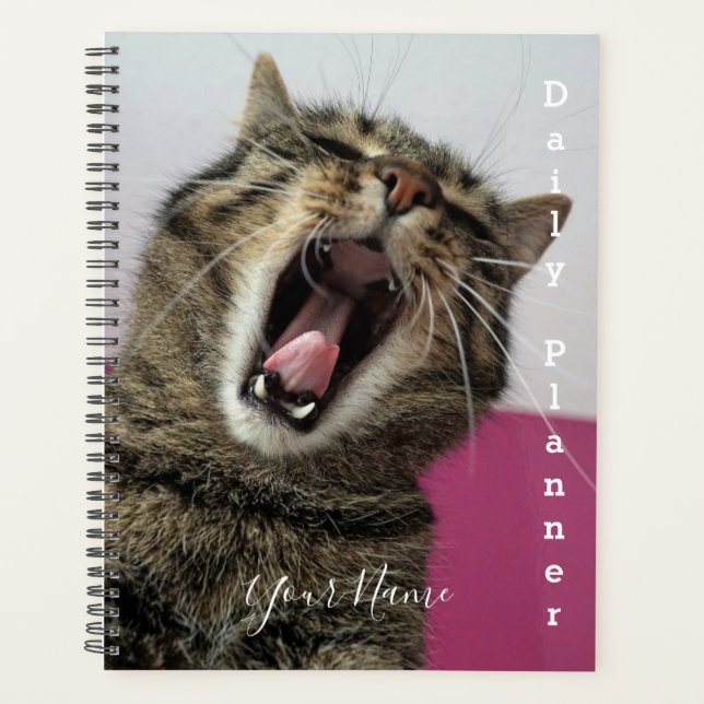 Yawning Kitty - Planificador Diario- HAMbWG (Anverso)