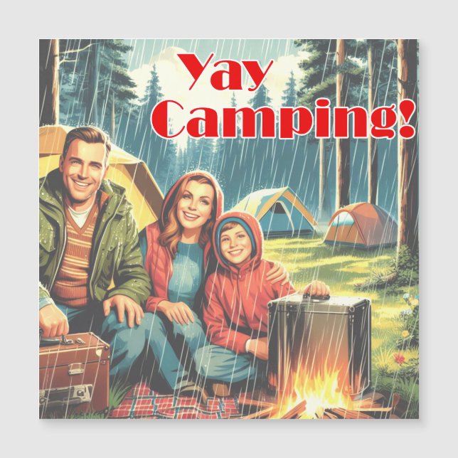 Yay Camping En La Lluvia (Anverso)