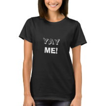 ¡Yay! ¡Celébrense! Camiseta blanca