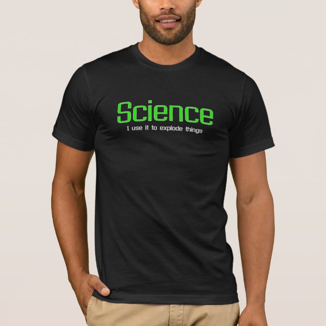 ¡Yay, ciencia! Camiseta (Anverso)