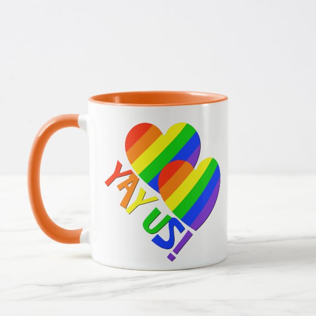 ¡YAY LOS E.E.U.U.! El gay junta la taza de café (Izquierda)