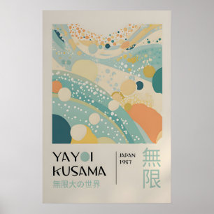 Yayoi Kusama Impresión - Arte de Pared Japonés - P