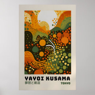 Yayoi Kusama Impresión - Arte de Pared Japonés - P