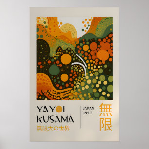 Yayoi Kusama Impresión - Arte de Pared Japonés - P
